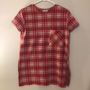 Picnic table pattern shirt